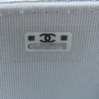 CHANEL シャネル ミニチェーンショルダー スターモチーフ マトラッセ シルバー金具 ショルダーバッグ ラムスキン レディース 中古