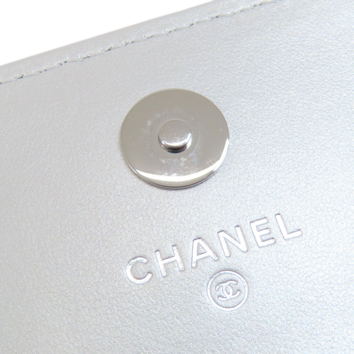 CHANEL シャネル ミニチェーンショルダー スターモチーフ マトラッセ シルバー金具 ショルダーバッグ ラムスキン レディース 中古