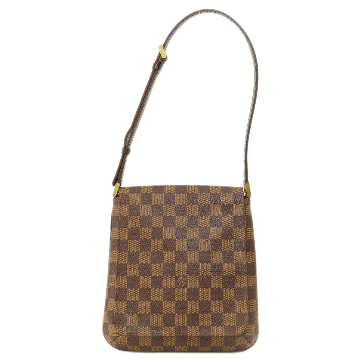 LOUIS VUITTON ルイヴィトン N51260 ミュゼットサルサショート ダミエ エベヌ ショルダーバッグ ダミエキャンバス レディース 中古