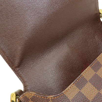 LOUIS VUITTON ルイヴィトン N51260 ミュゼットサルサショート ダミエ エベヌ ショルダーバッグ ダミエキャンバス レディース 中古