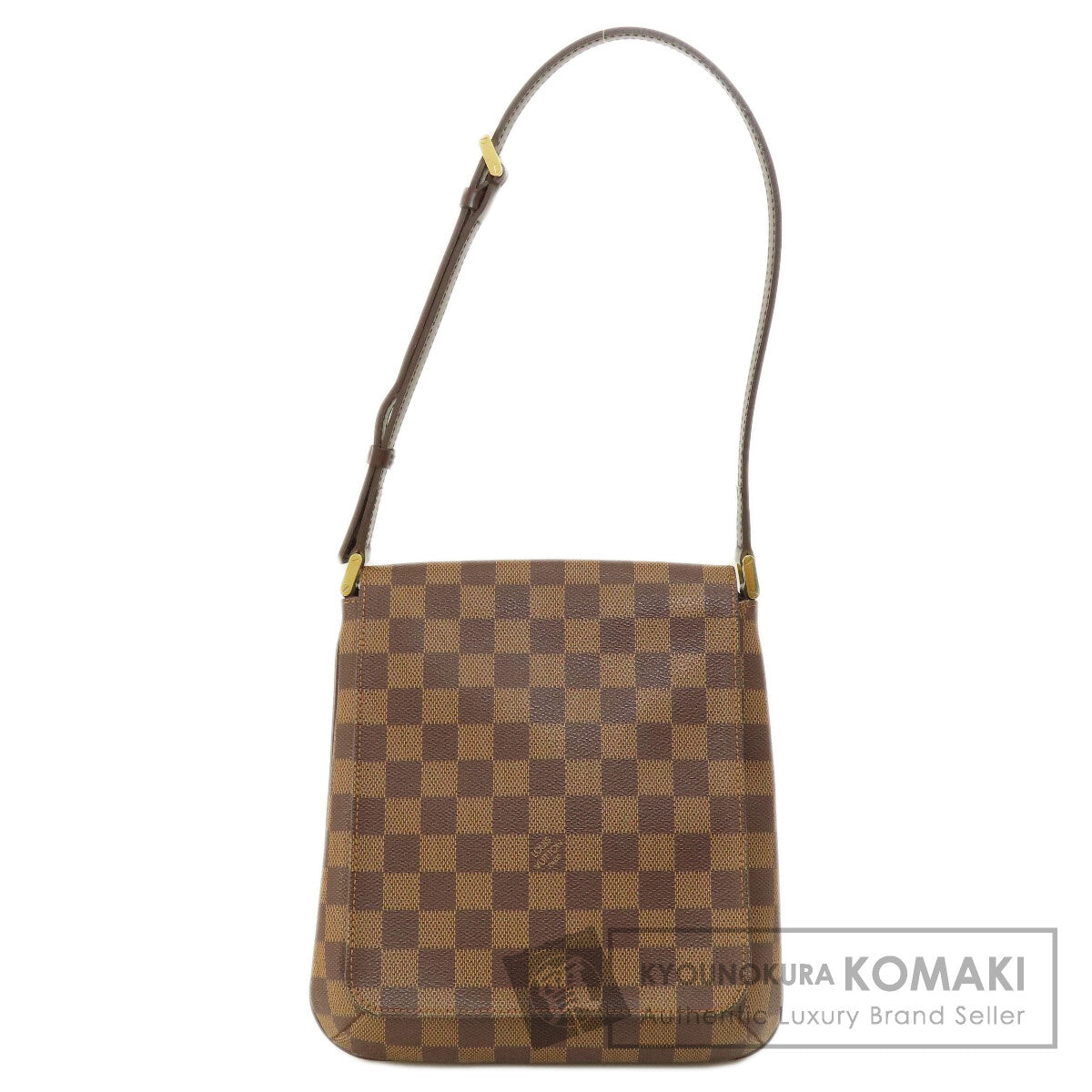 LOUIS VUITTON ルイヴィトン N51260 ミュゼットサルサショート ダミエ エベヌ ショルダーバッグ ダミエキャンバス レディース 中古