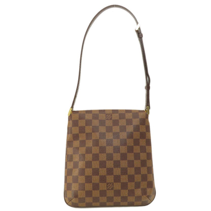 LOUIS VUITTON ルイヴィトン N51260 ミュゼットサルサショート ダミエ エベヌ ショルダーバッグ ダミエキャンバス レディース 中古
