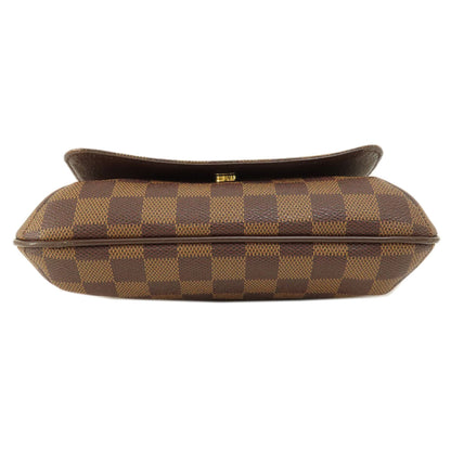 LOUIS VUITTON ルイヴィトン N51260 ミュゼットサルサショート ダミエ エベヌ ショルダーバッグ ダミエキャンバス レディース 中古