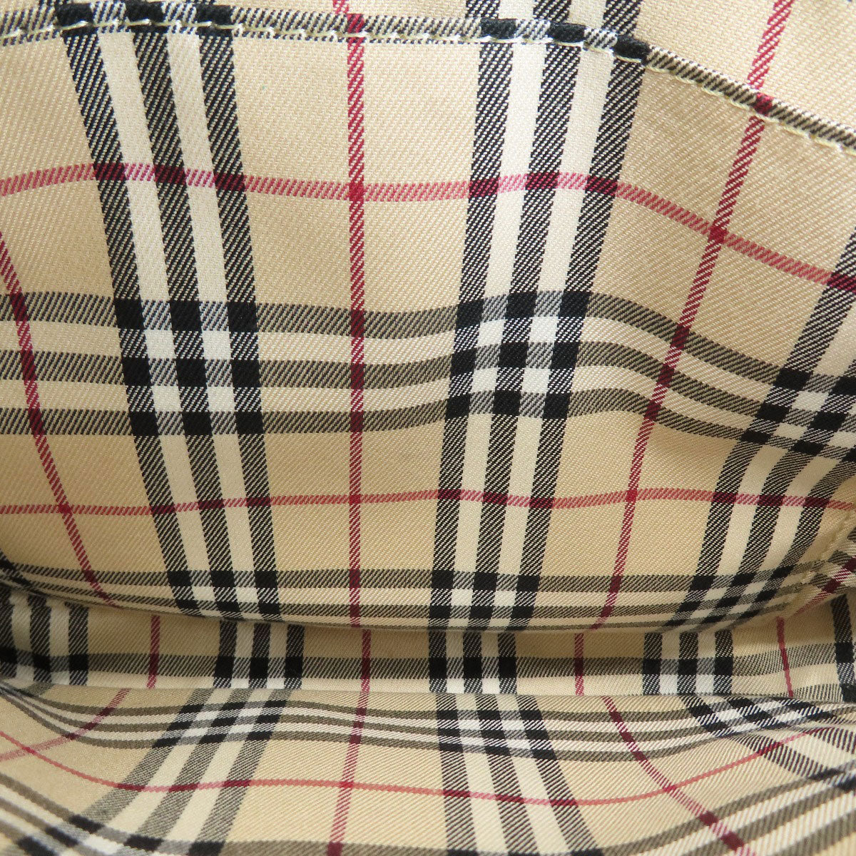 BURBERRY バーバリー ロゴ金具 ハンドバッグ レザー レディース 中古