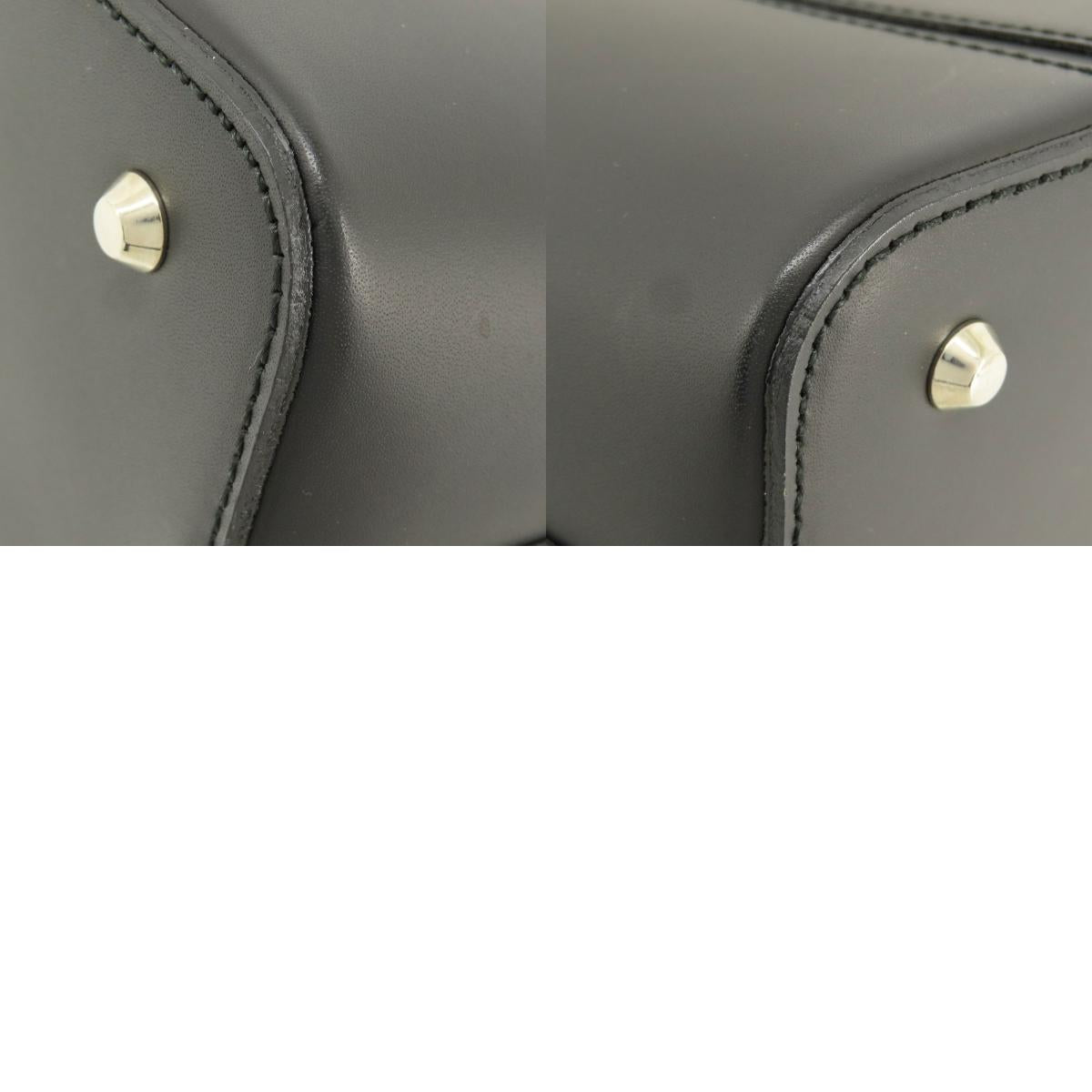 BURBERRY バーバリー ロゴ金具 ハンドバッグ レザー レディース 中古