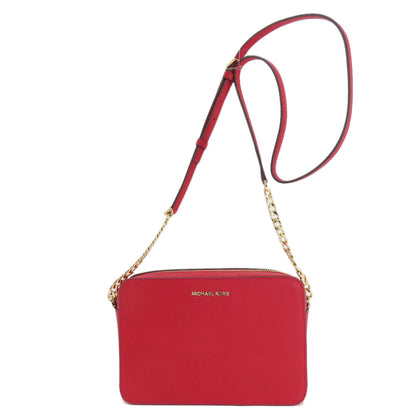 Michael Kors マイケルコース ロゴ ショルダーバッグ レザー レディース 中古