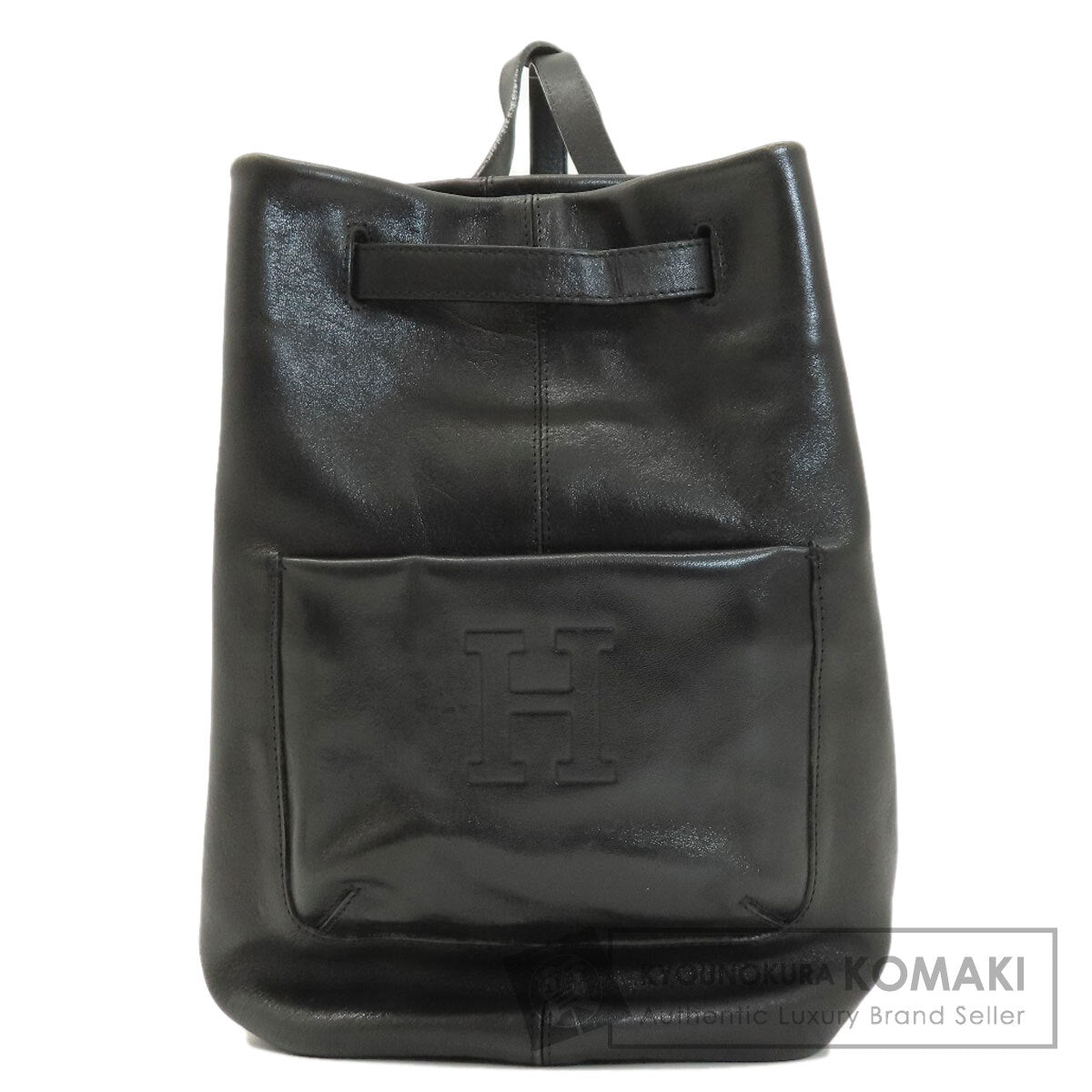 HIROFU ヒロフ ロゴ リュック・デイパック レザー レディース 中古