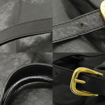 HIROFU ヒロフ ロゴ リュック・デイパック レザー レディース 中古