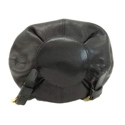 HIROFU ヒロフ ロゴ リュック・デイパック レザー レディース 中古