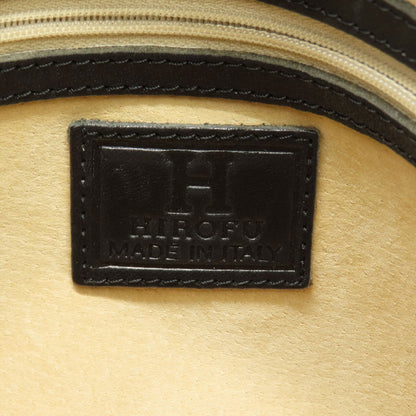 HIROFU ヒロフ ロゴ リュック・デイパック レザー レディース 中古