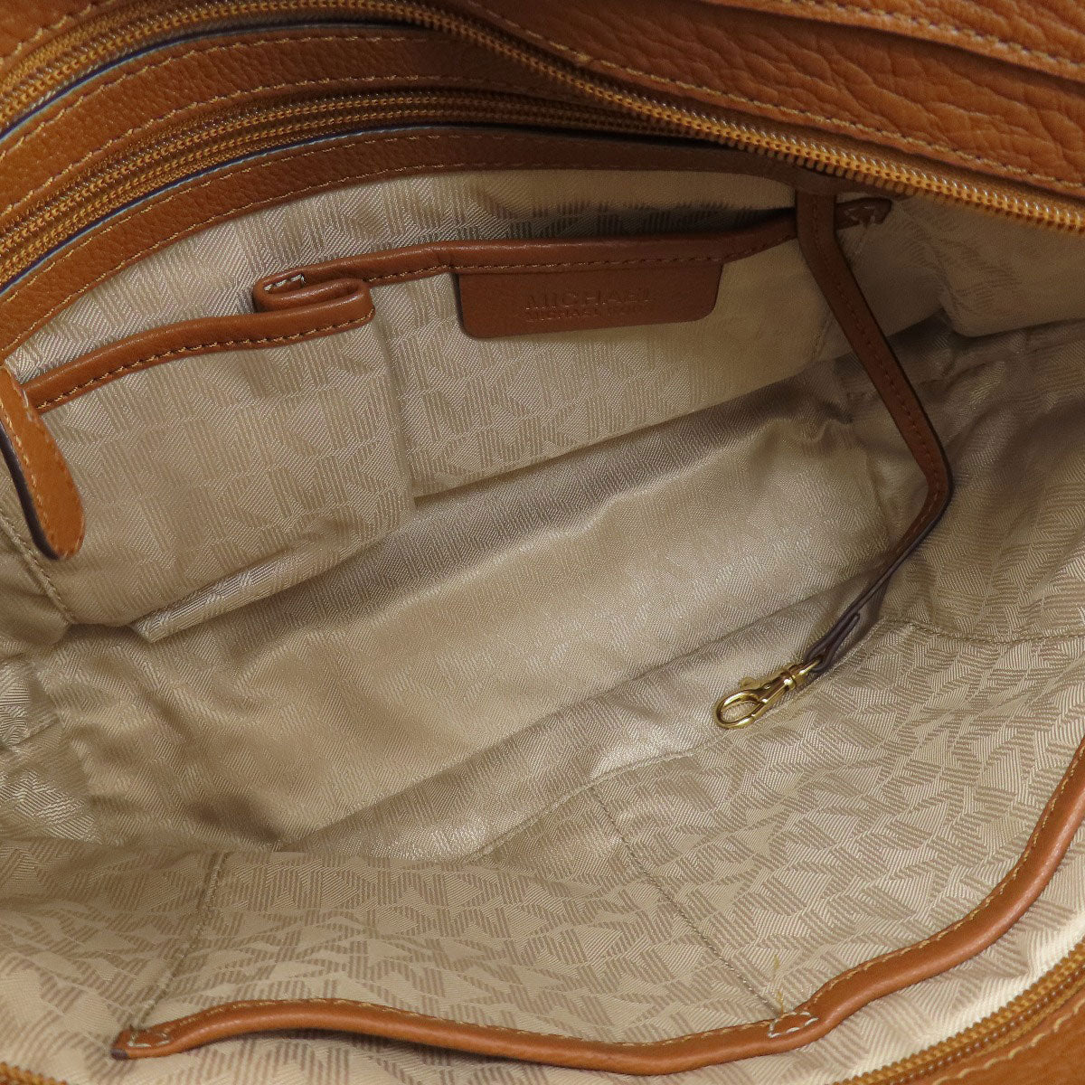 Michael Kors マイケルコース ロゴ ハンドバッグ レザー レディース 中古