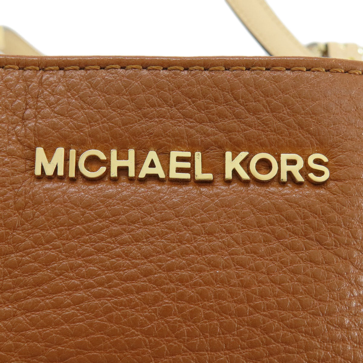 Michael Kors マイケルコース ロゴ ハンドバッグ レザー レディース 中古