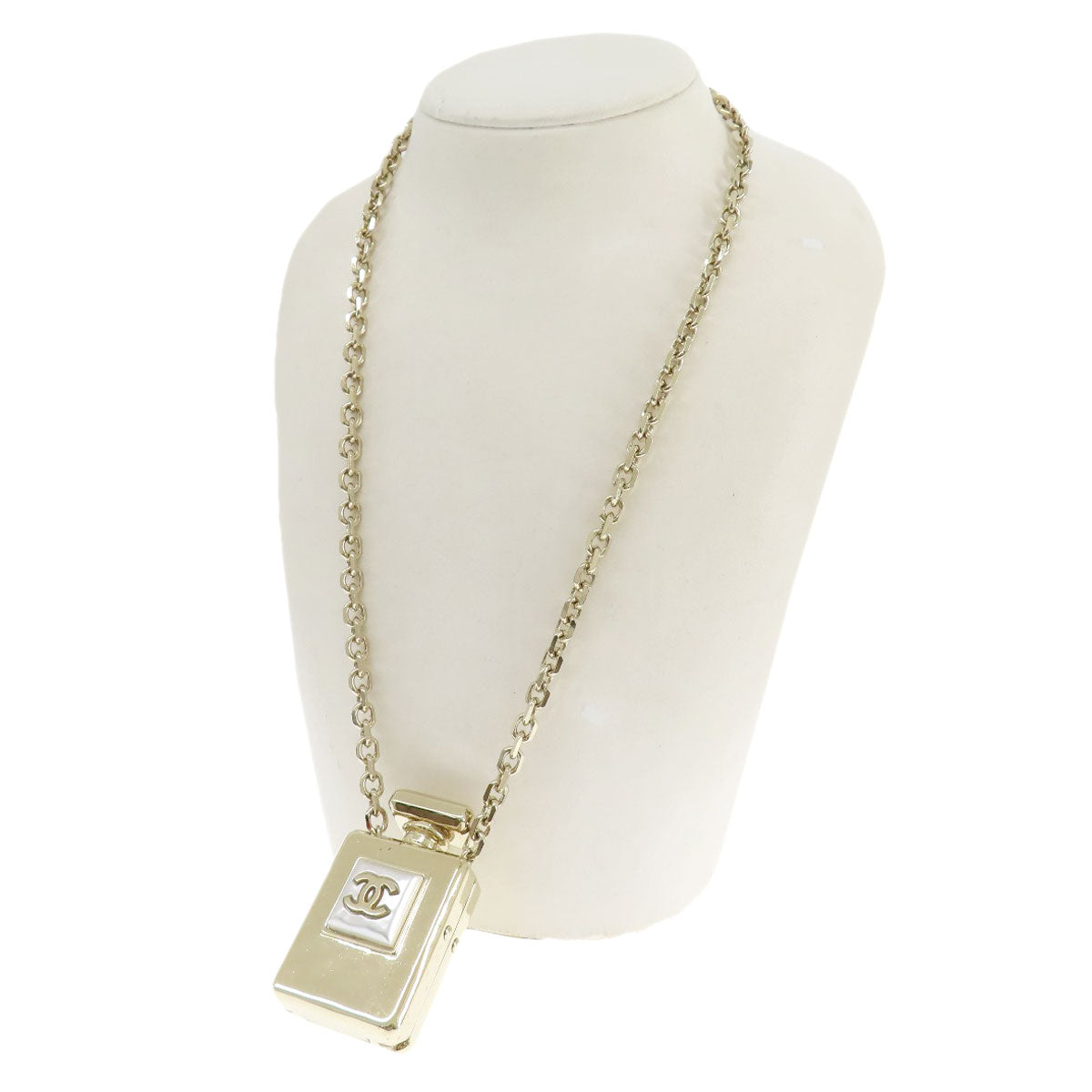CHANEL シャネル ボトルネックレス ココマーク ネックレス 金属製 レディース 中古