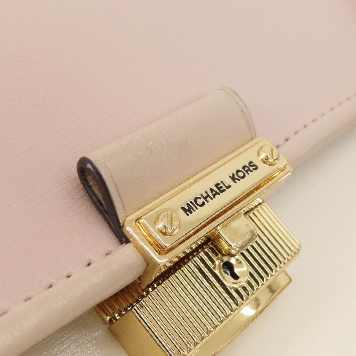Michael Kors マイケルコース ロゴ ショルダーバッグ レザー レディース 中古
