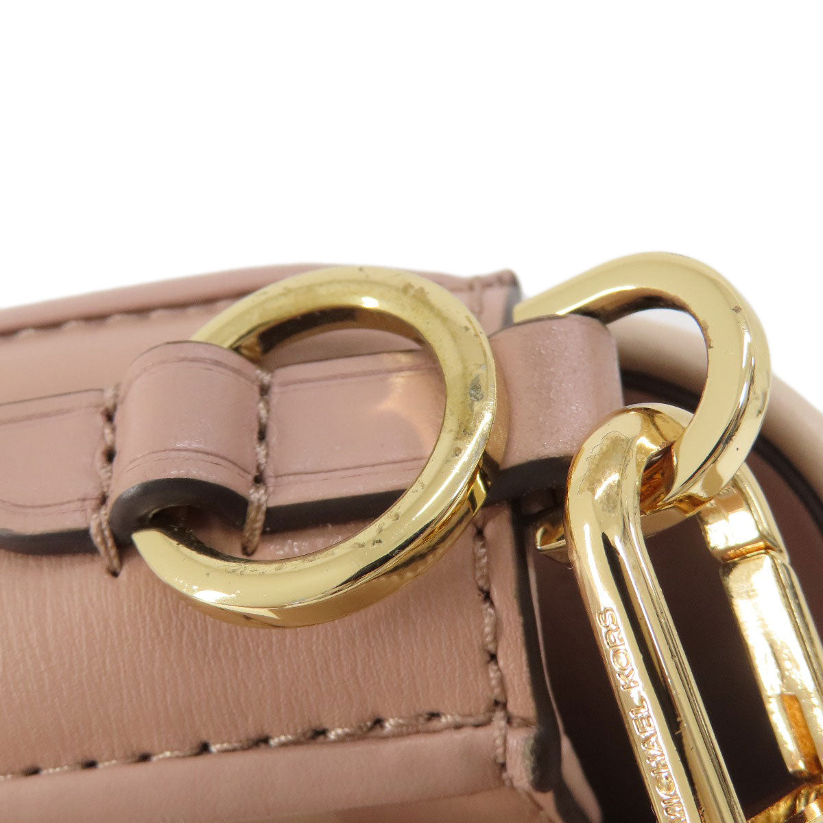 Michael Kors マイケルコース ロゴ ショルダーバッグ レザー レディース 中古