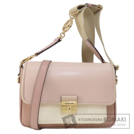 Michael Kors マイケルコース ロゴ ショルダーバッグ レザー レディース 中古