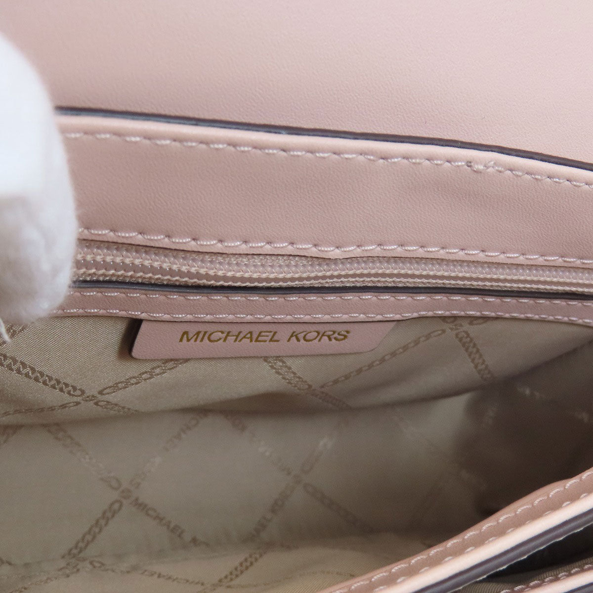 Michael Kors マイケルコース ロゴ ショルダーバッグ レザー レディース 中古