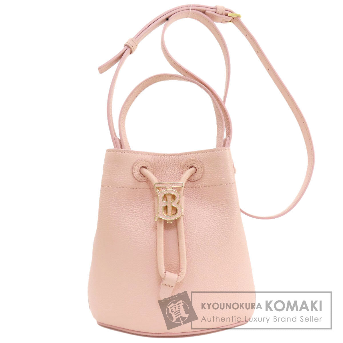 BURBERRY バーバリー バケットバッグ 2WAY ショルダーバッグ レザー レディース 中古