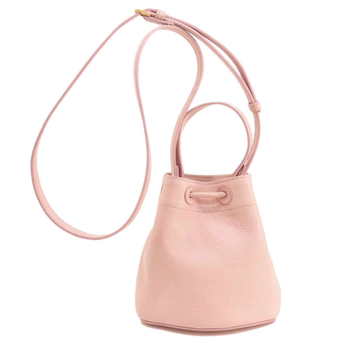 BURBERRY バーバリー バケットバッグ 2WAY ショルダーバッグ レザー レディース 中古