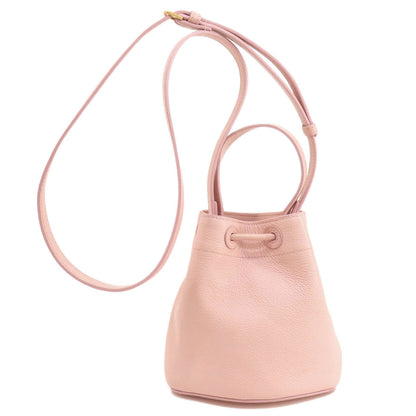 BURBERRY バーバリー バケットバッグ 2WAY ショルダーバッグ レザー レディース 中古