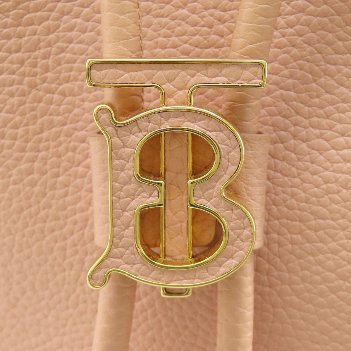 BURBERRY バーバリー バケットバッグ 2WAY ショルダーバッグ レザー レディース 中古