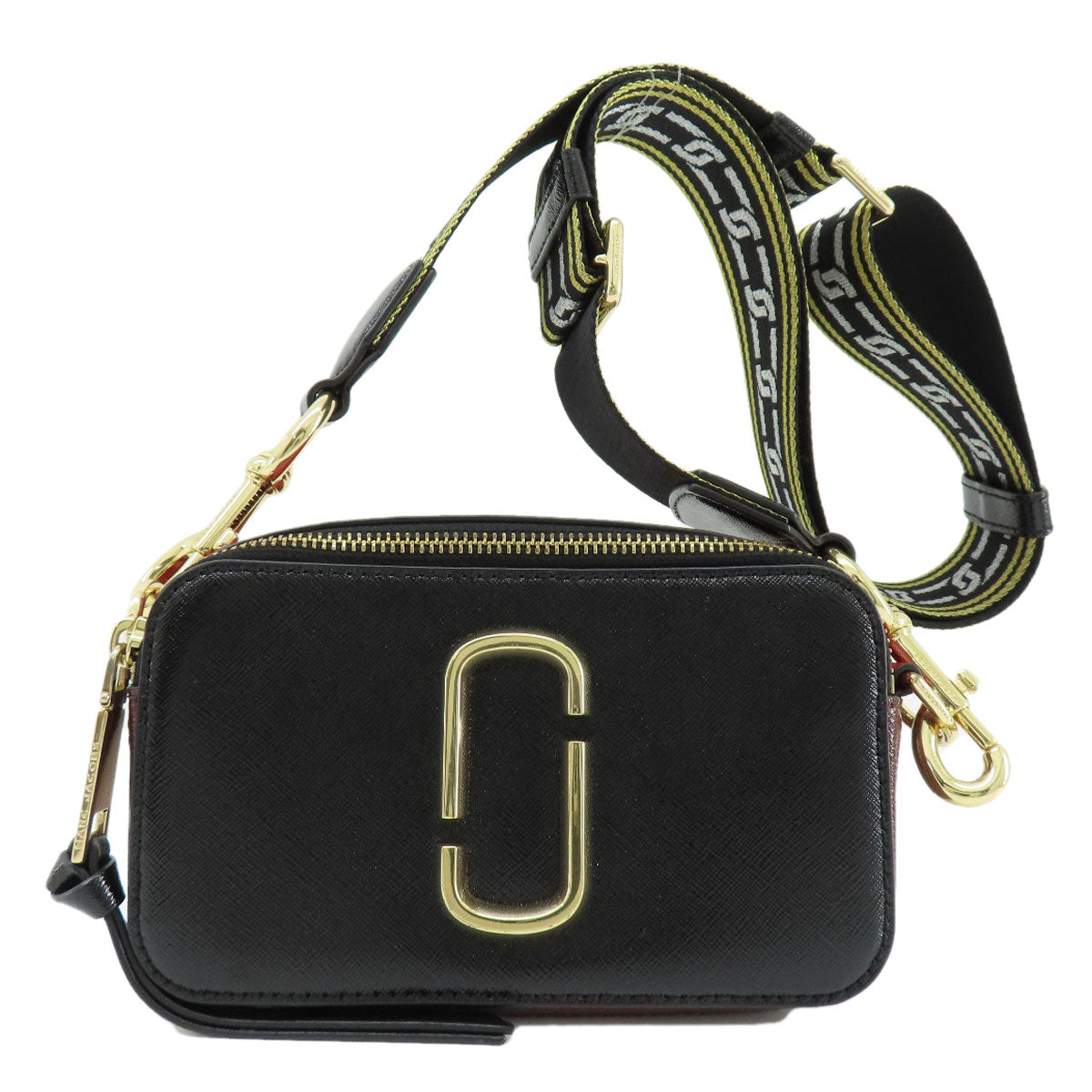 MARC JACOBS マーク・ジェイコブス スナップショット ダブルJ ショルダーバッグ PVC レディース 中古