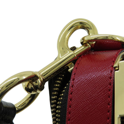 MARC JACOBS マーク・ジェイコブス スナップショット ダブルJ ショルダーバッグ PVC レディース 中古