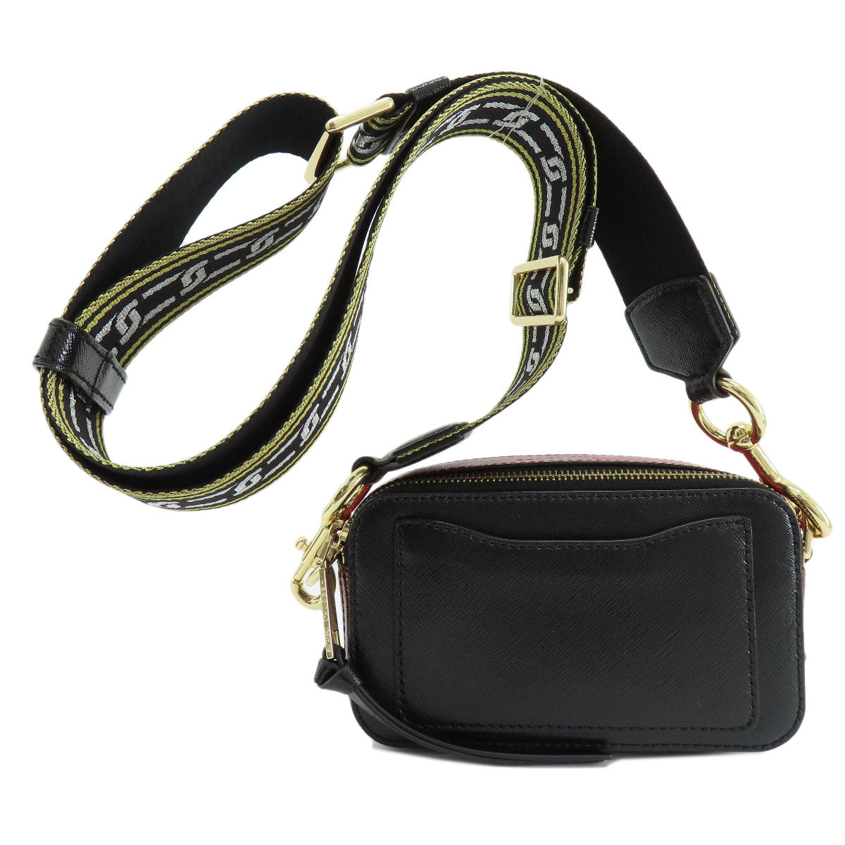 MARC JACOBS マーク・ジェイコブス スナップショット ダブルJ ショルダーバッグ PVC レディース 中古
