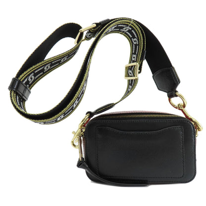 MARC JACOBS マーク・ジェイコブス スナップショット ダブルJ ショルダーバッグ PVC レディース 中古