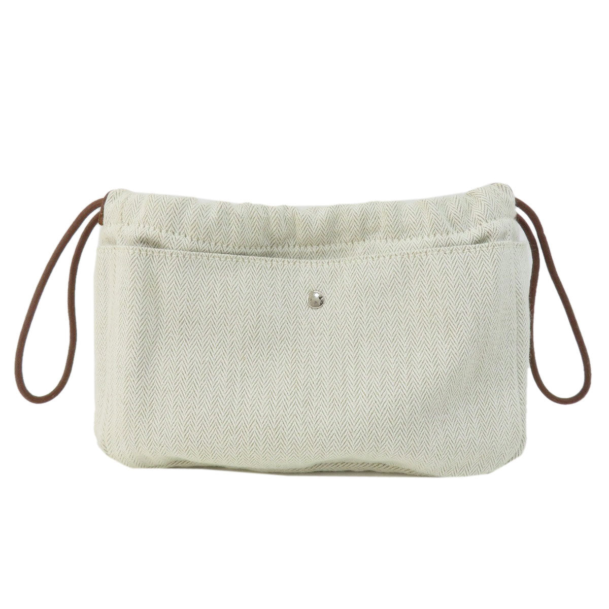 HERMES エルメス フールビ20 化粧ポーチ トワルシェブロン レディース 中古