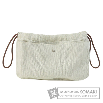 HERMES エルメス フールビ20 化粧ポーチ トワルシェブロン レディース 中古