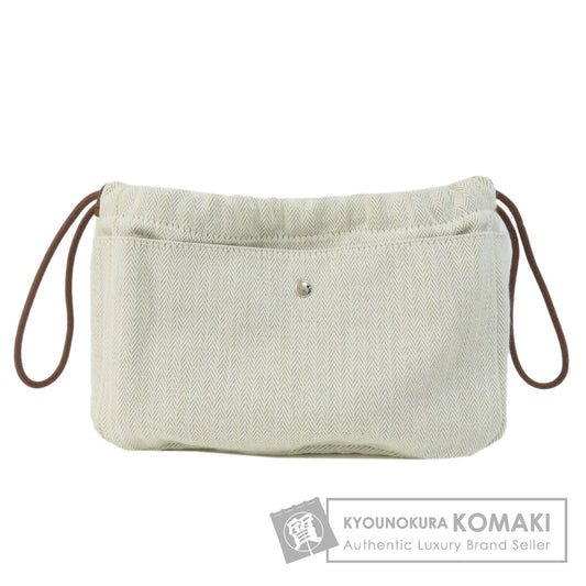 HERMES エルメス フールビ20 化粧ポーチ トワルシェブロン レディース 中古