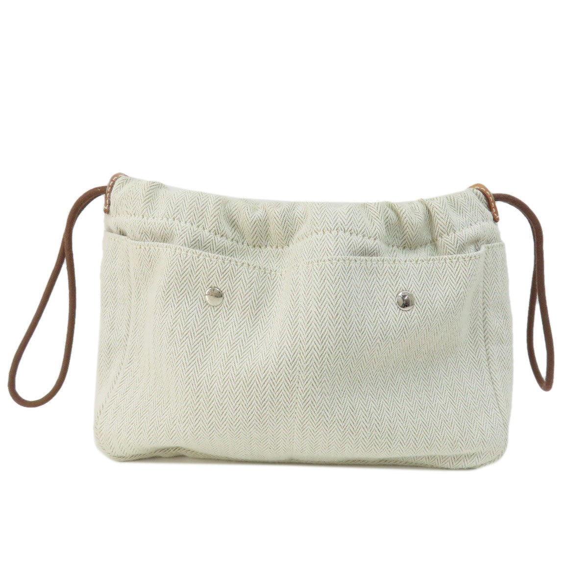 HERMES エルメス フールビ20 化粧ポーチ トワルシェブロン レディース 中古