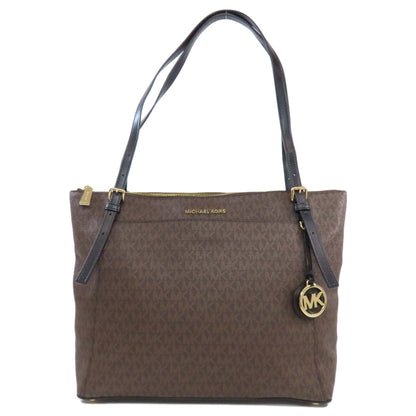 Michael Kors マイケルコース MKシグネチャー トートバッグ PVC レディース 中古