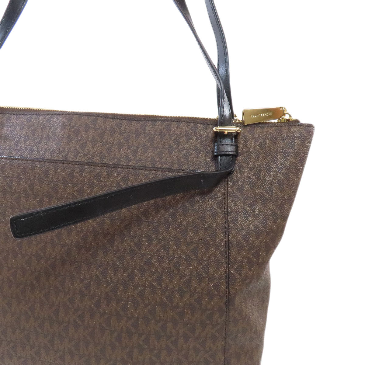 Michael Kors マイケルコース MKシグネチャー トートバッグ PVC レディース 中古