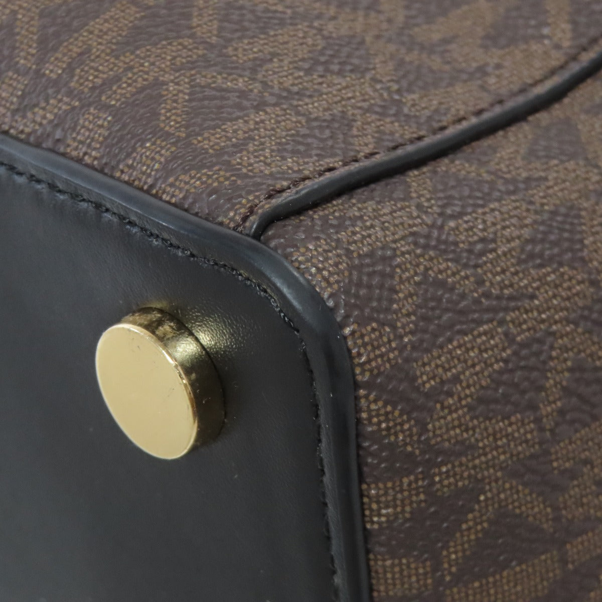 Michael Kors マイケルコース MKシグネチャー トートバッグ PVC レディース 中古