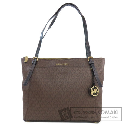 Michael Kors マイケルコース MKシグネチャー トートバッグ PVC レディース 中古
