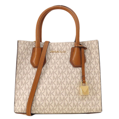 Michael Kors マイケルコース MKシグネチャー 2WAY ハンドバッグ PVC レディース 中古