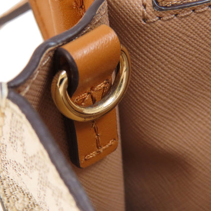 Michael Kors マイケルコース MKシグネチャー 2WAY ハンドバッグ PVC レディース 中古