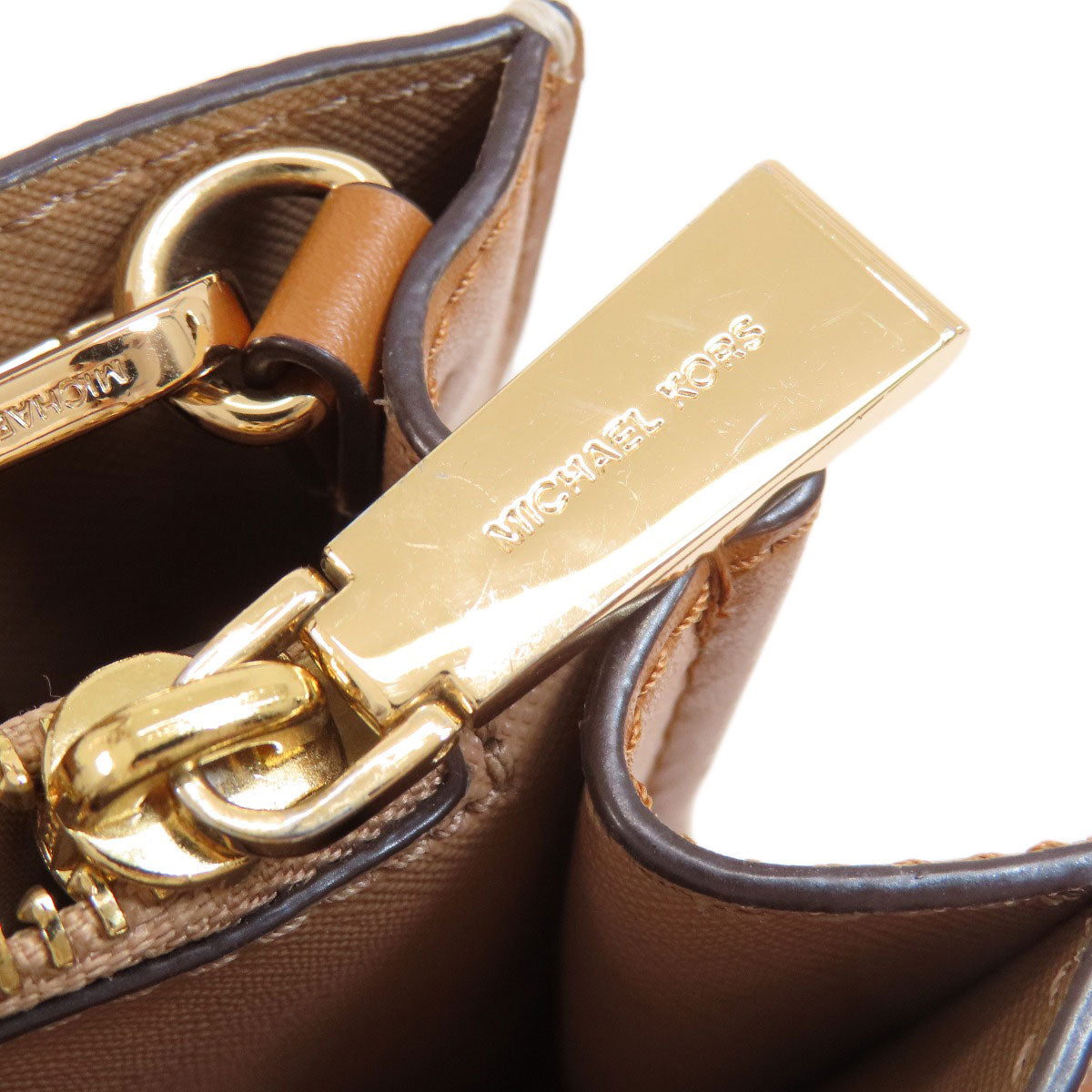 Michael Kors マイケルコース MKシグネチャー 2WAY ハンドバッグ PVC レディース 中古