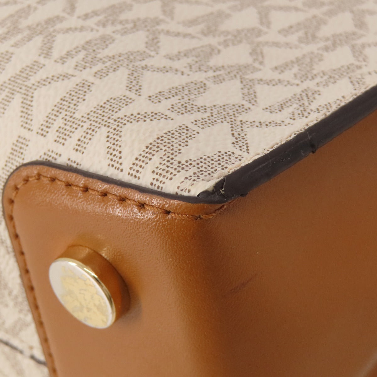 Michael Kors マイケルコース MKシグネチャー 2WAY ハンドバッグ PVC レディース 中古