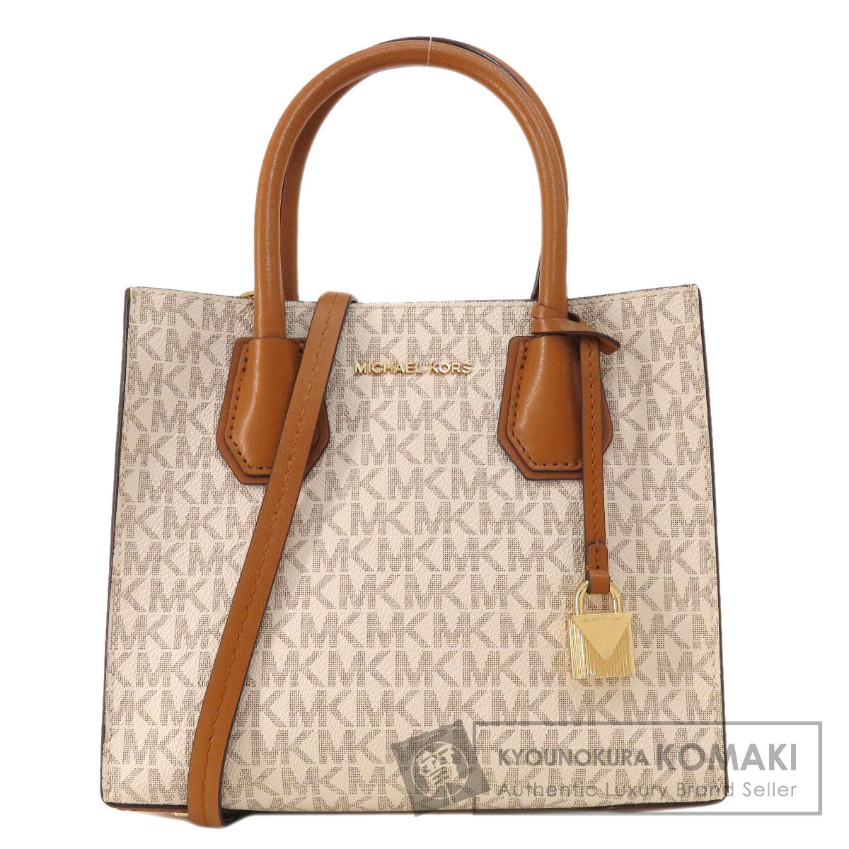 Michael Kors マイケルコース MKシグネチャー 2WAY ハンドバッグ PVC レディース 中古