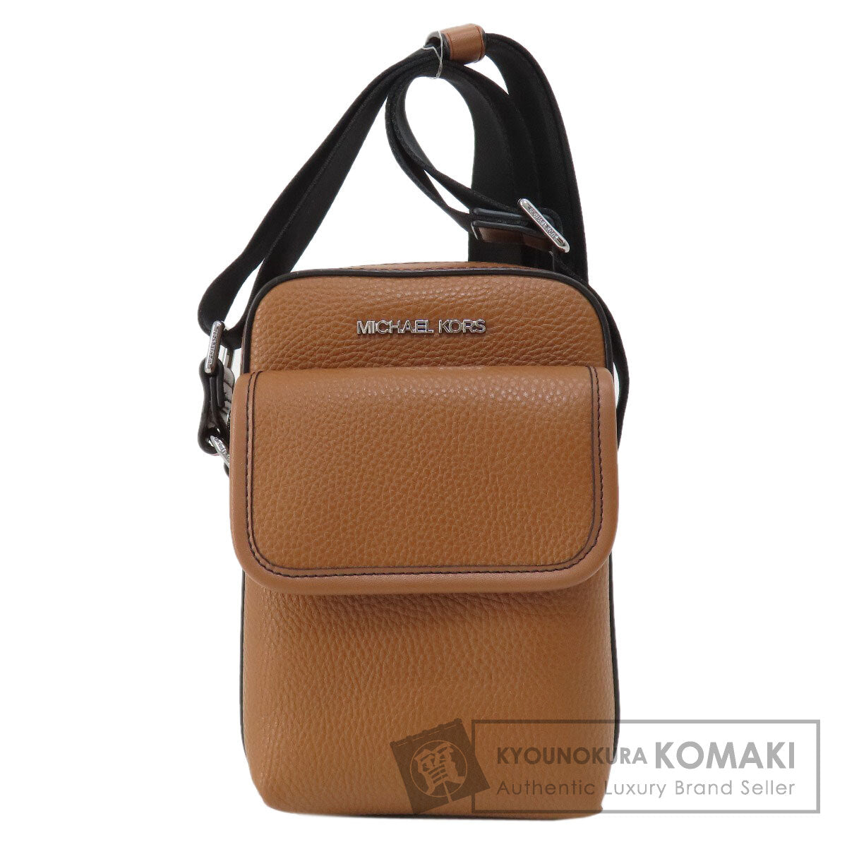 Michael Kors マイケルコース ロゴ ショルダーバッグ レザー レディース 中古