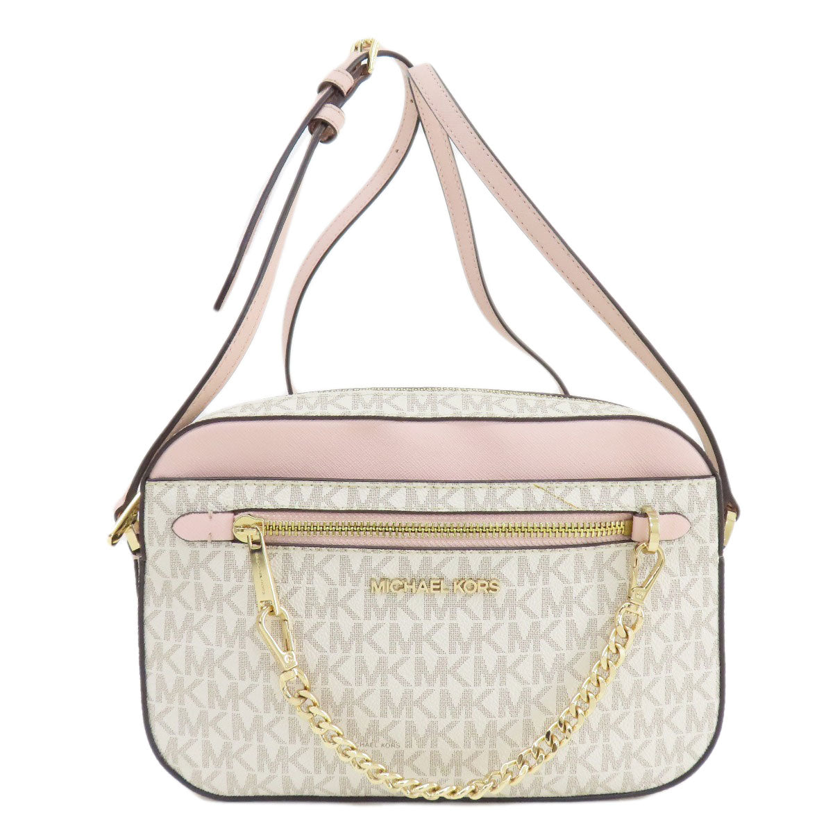 Michael Kors マイケルコース MKシグネチャー ショルダーバッグ PVC レディース 中古