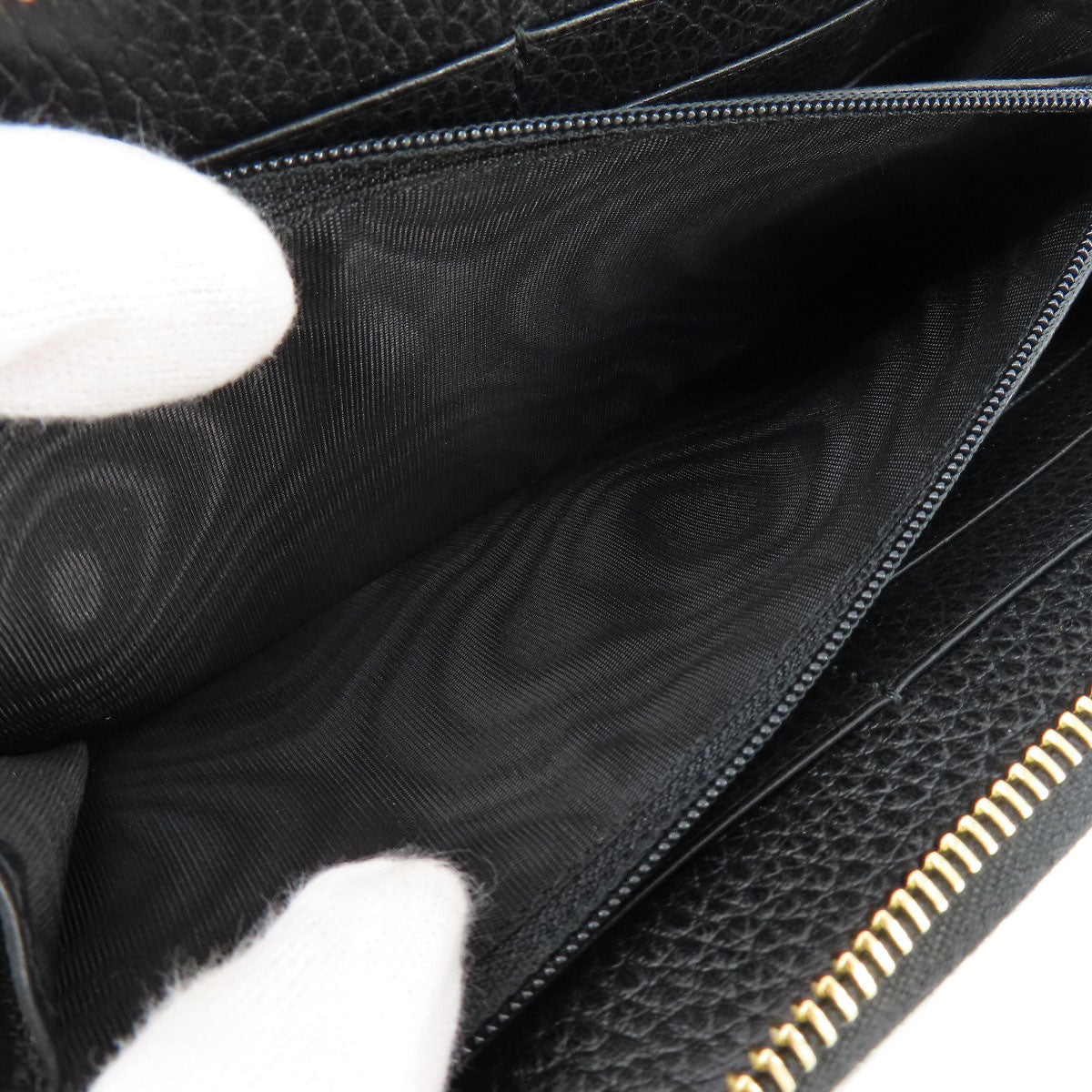 GUCCI グッチ 509644 インターロッキングG 長財布（小銭入れあり） レザー レディース 中古