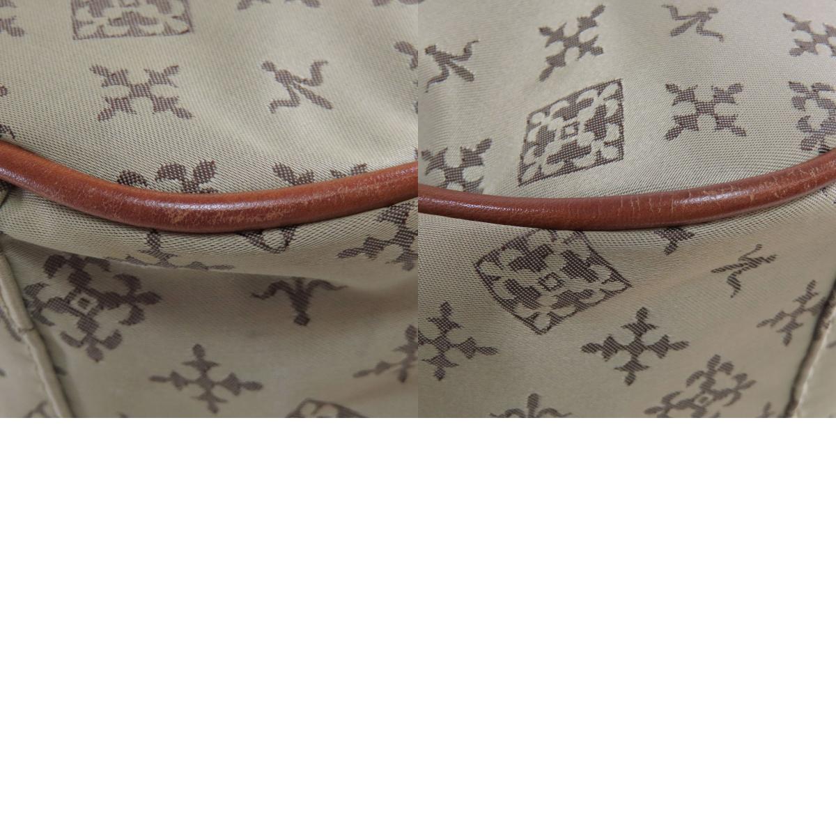 russet ラシット 百合紋章 2WAY ハンドバッグ ナイロン レディース 中古