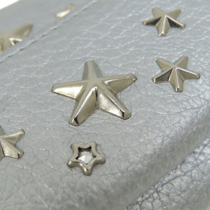 Jimmy Choo ジミーチュウ スターモチーフ 二つ折り財布（小銭入れあり） レザー レディース 中古