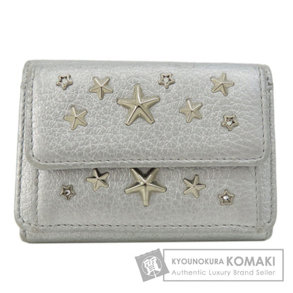 Jimmy Choo ジミーチュウ スターモチーフ 二つ折り財布（小銭入れあり） レザー レディース 中古