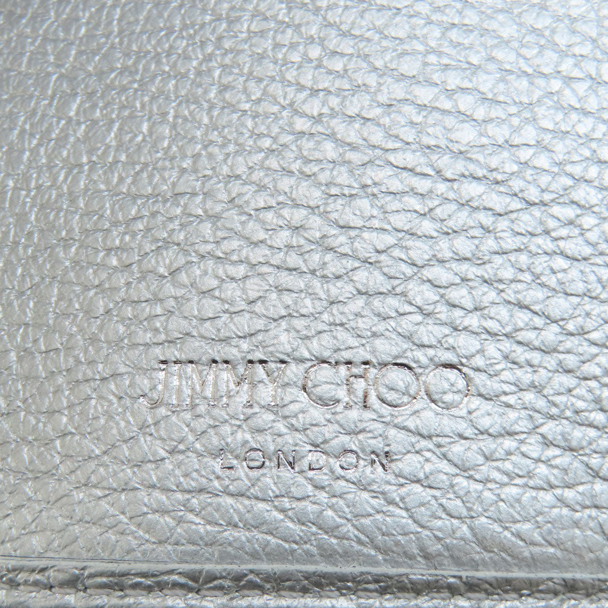 Jimmy Choo ジミーチュウ スターモチーフ 二つ折り財布（小銭入れあり） レザー レディース 中古