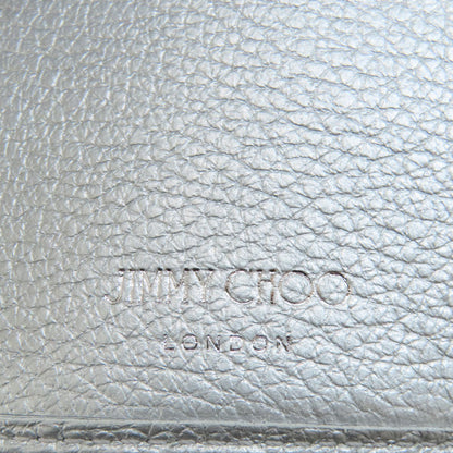 Jimmy Choo ジミーチュウ スターモチーフ 二つ折り財布（小銭入れあり） レザー レディース 中古